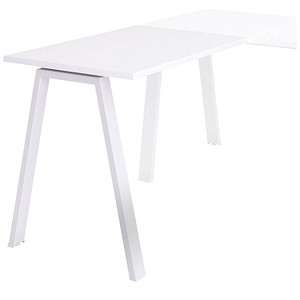 rocada Anbautisch BLANCA weiß/eiche rechteckig 100,0 x 60,0 x 72,0 cm