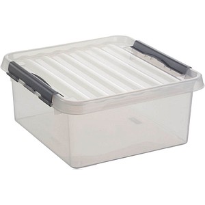 sunware Q-line Aufbewahrungsbox 18,0 l transparent 37,8 x 39,5 x 18,0 cm, 1 St.