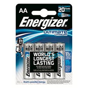 4 Energizer® Batterie ULTIMATE Mignon AA 1,5 V