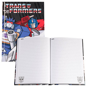 BlueSky Notizbuch Transformers A5 liniert, mehrfarbig Hardcover 120 Seiten
