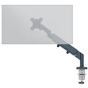 LEITZ Monitor-Halterung Ergo 64890089 dunkelgrau für 1 Monitor, Tischklemme