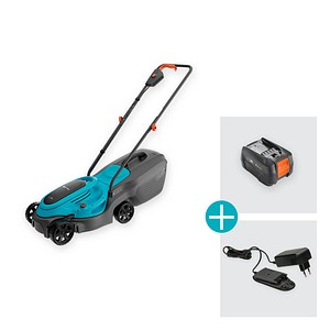 GARDENA EasyMax Ready-To-Use Akku-Rasenmäher 18,0 V für bis zu 150,0 m², mit 1 Akku