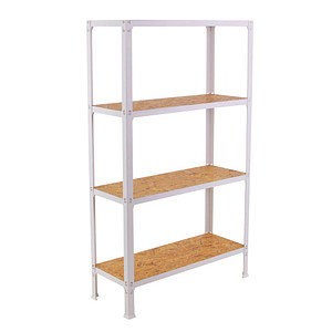 Simonrack Regal SIMONHOME CLICK PLUS 8425437128929 weiß, braun 100,0 x 30,0 x 160,0 cm