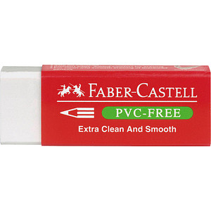 FABER-CASTELL Radiergummi PVC-FREE weiß, 1 St.