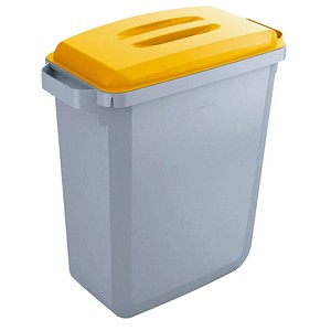 DURABLE Durabin 60 Mülleimer 60,0 l grau, gelb, 1 St.