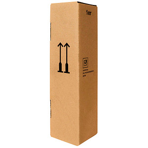 Flaschenkartons für 1 Flasche 11,0 x 11,0 x 42,5 cm, 5 St.
