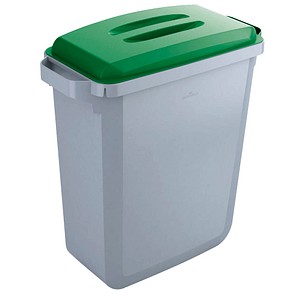 DURABLE Durabin 60 Mülleimer 60,0 l grau, grün, 1 St.