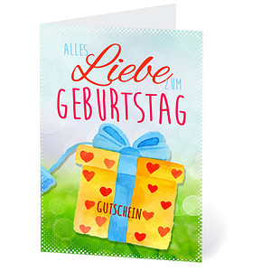 LUMA Gutschein Geschenk DIN B6