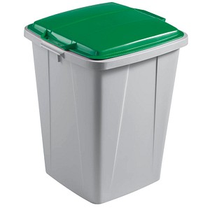 DURABLE Durabin 90 Mülleimer 90,0 l grau, grün, 1 St.