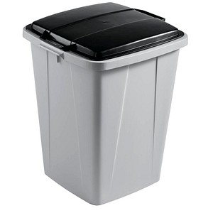 DURABLE Durabin 90 Mülleimer 90,0 l grau, schwarz, 1 St.