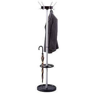 Kerkmann Kleiderständer Public Classic 30627414 silber Metall 8 Haken 43,0 x 175,0 cm