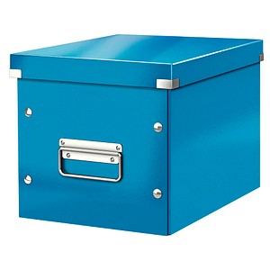 LEITZ Click & Store Aufbewahrungsbox 10,0 l blau 26,0 x 26,0 x 24,0 cm, 1 St.