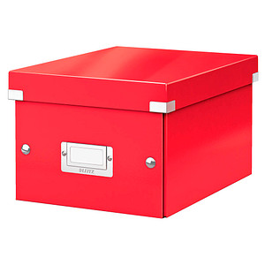AKTION: LEITZ Click & Store Aufbewahrungsbox 7,4 l rot 21,6 x 28,2 x 16,0 cm, 1 St. mit Prämie nach Registrierung