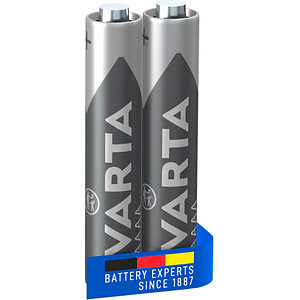 VARTA Batterien ELECTRONICS Alkali-Mangan Mini AAAA 1,5 V, 2 St.
