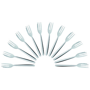 solex® Kuchengabeln TM 80 silber, 12 St.