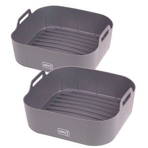 LURCH Backformen für Heißluftfritteuse S 00070205 17,0 x 17,0 cm, 2 St.