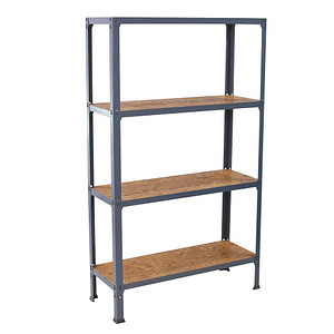 Simonrack Regal SIMONHOME CLICK PLUS 8425437128912 grau, braun 100,0 x 30,0 x 160,0 cm