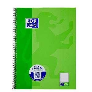 OXFORD Collegeblock Schule liniert DIN A4 Innenrand, 1 Block