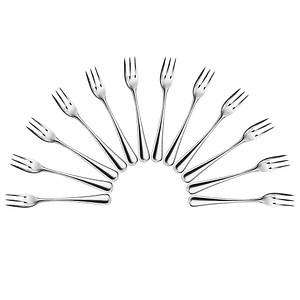 HEPP Kuchengabeln Contour silber, 12 St.