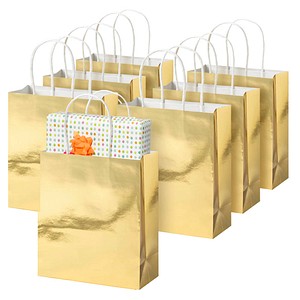 folia Papiertüten GOLD S gold glänzend 10 St.