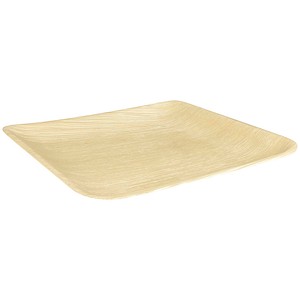 PAPSTAR Palmblatt-Teller pure 25,5 x 25,5 cm, 25 St.