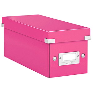 AKTION: LEITZ CD-/DVD-Box Click & Store pink, 1 St. mit Prämie nach Registrierung