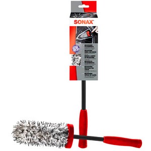 SONAX Felgenbürste Microfaser rot, schwarz Kunststoff