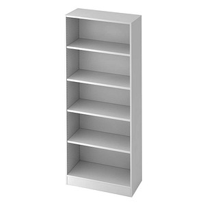 HAMMERBACHER Aktenregal Gradeo weiß 80,0 x 40,0 x 200,4 cm, 1 St.