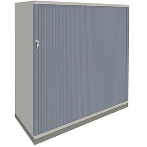 fm fastline Rollladenschrank lichtgrau, silber 2 Fachböden 120,0 x 44,2 x 113,3 cm