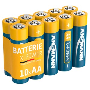 10 ANSMANN Batterien X-POWER Mignon AA 1,5 V