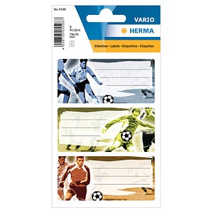 HERMA Schuletiketten 5598 Fussball, 9 Etiketten