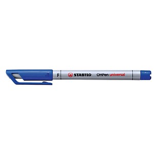 STABILO OHPen universal Folienstifte blau 0,7 mm non-permanent, 10 St.
