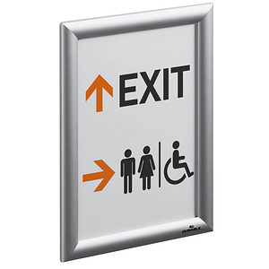 DURABLE  Klapprahmen silber 24,0 x 32,9 cm, 1 St.