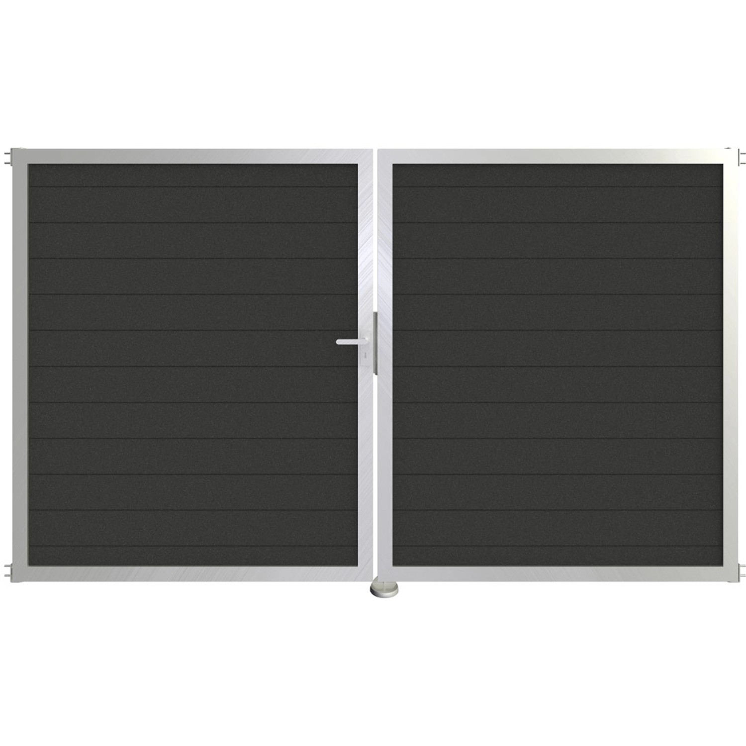 GroJa Steckzaun Tor Lumino DIN Links EV1 Anthrazit