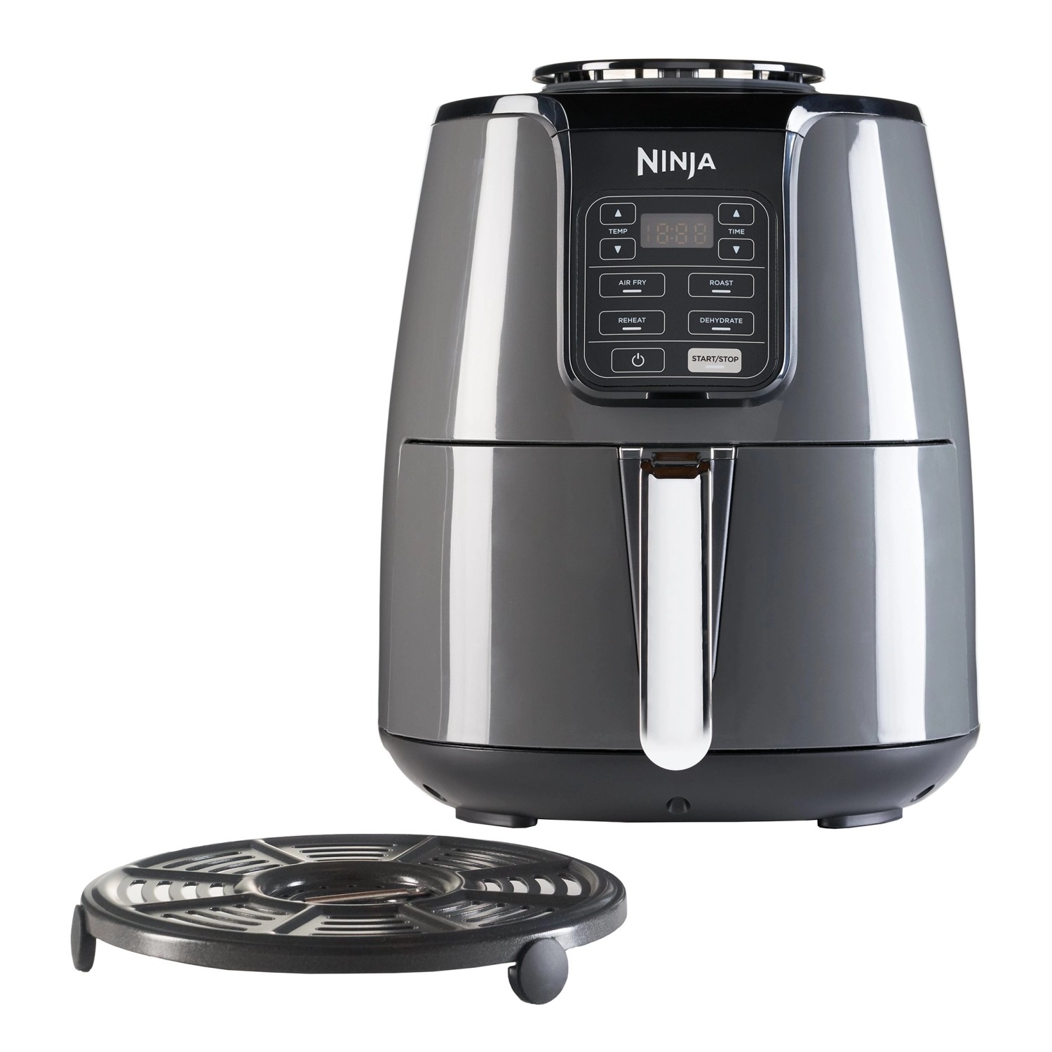 Ninja Heißluftfritteuse AF100EU Grau-Schwarz