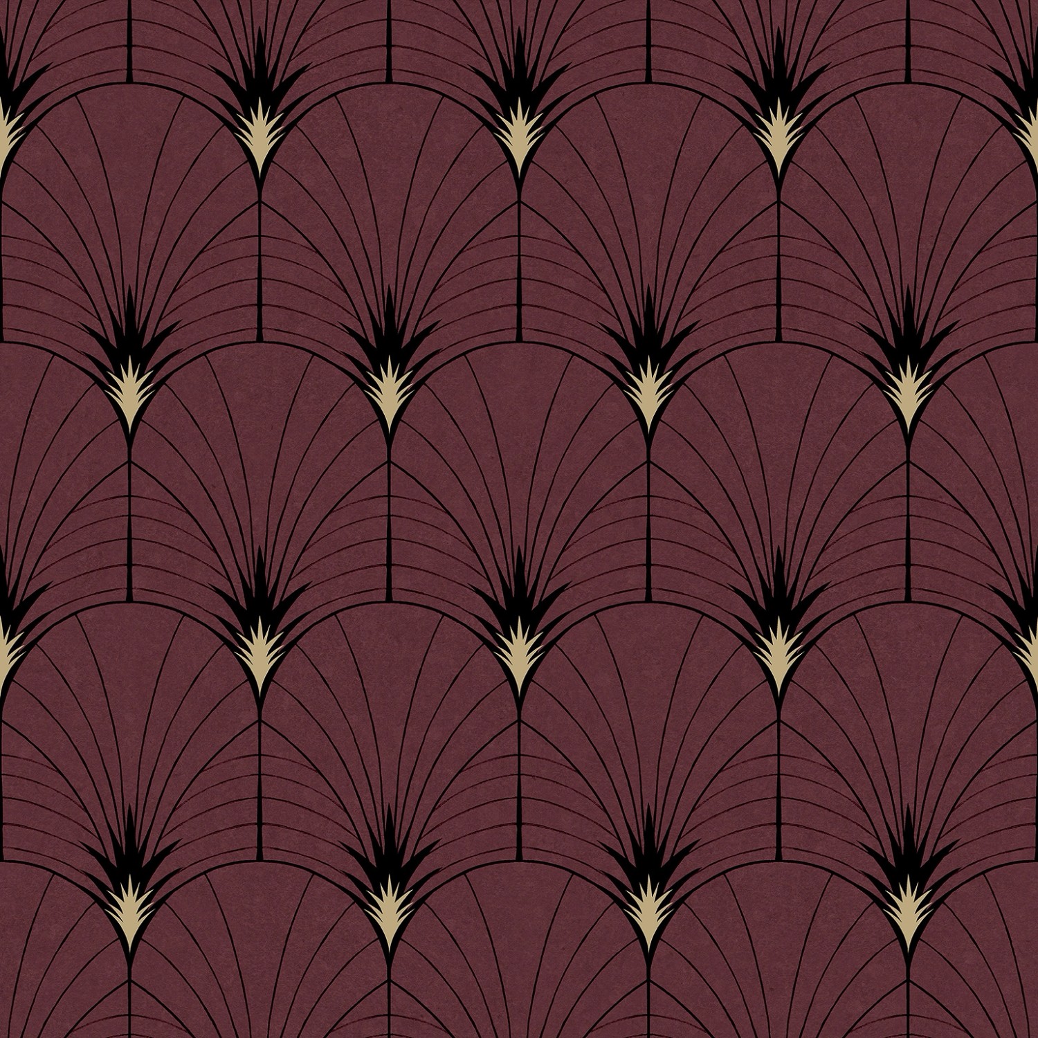 Erfurt Vliestapete Eco Deco Art Deco Red FSC®