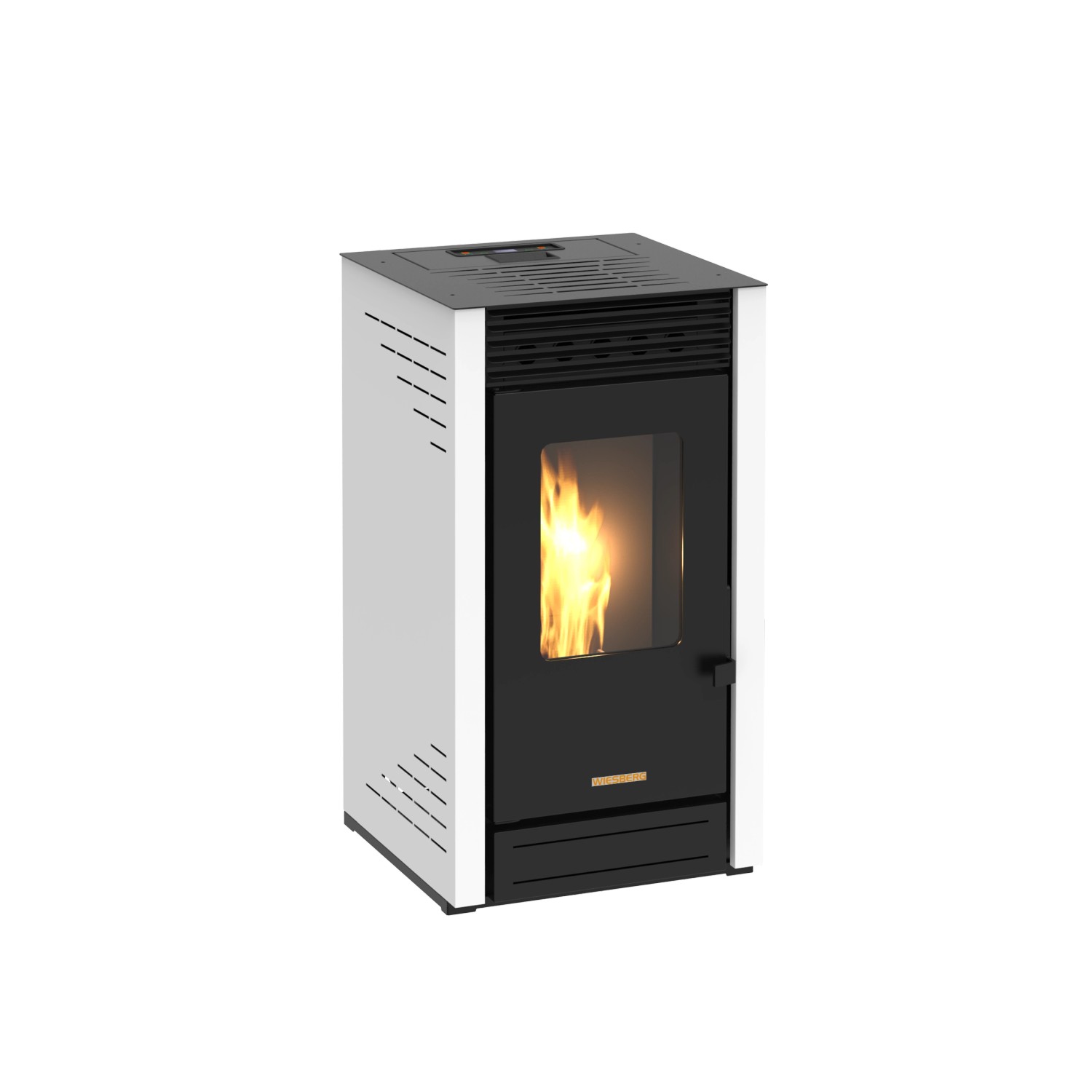 Blaze Pelletofen Maui Stahl Weiß 8 kW