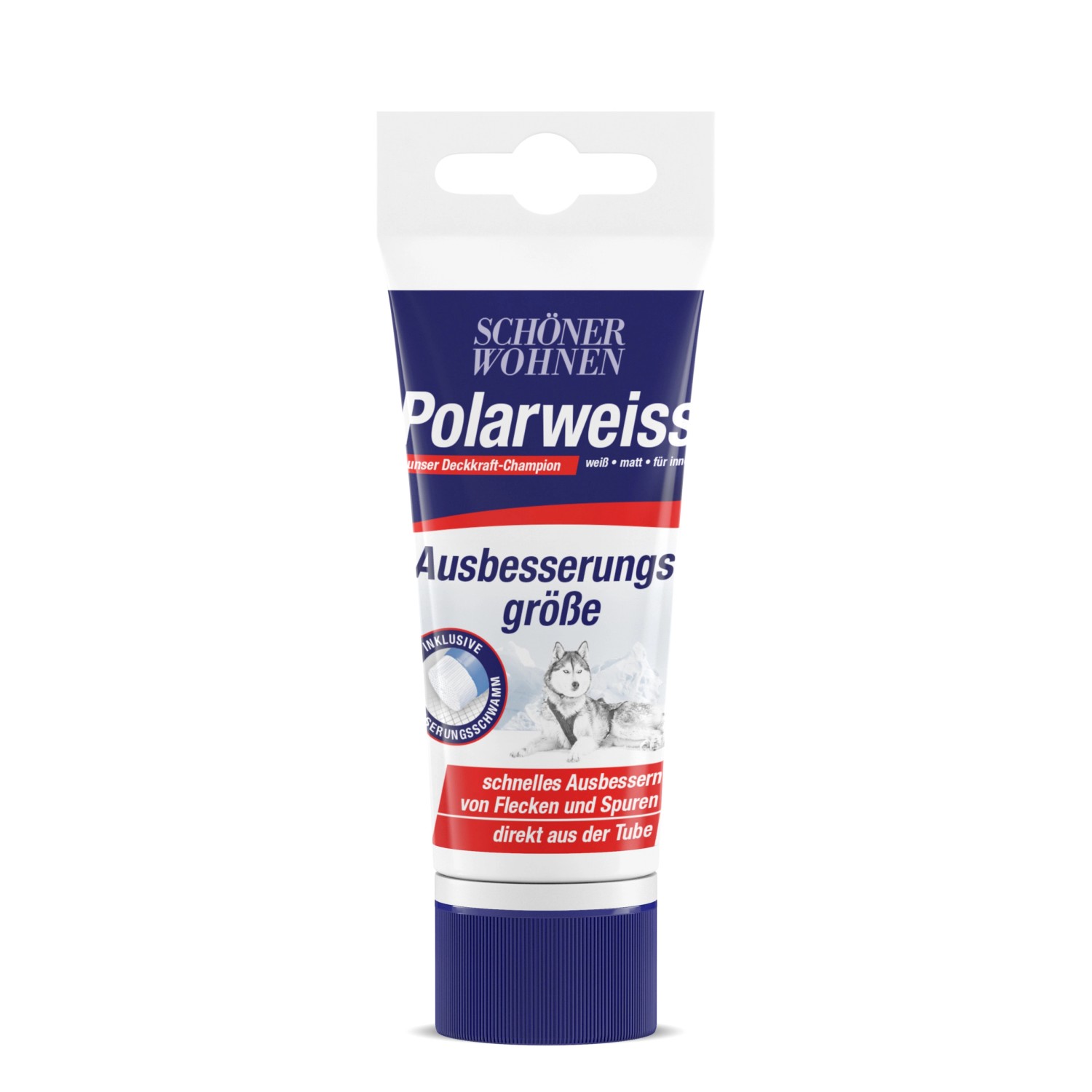 Schöner Wohnen Polarweiss Ausbesserungsgröße Tube 50 ml