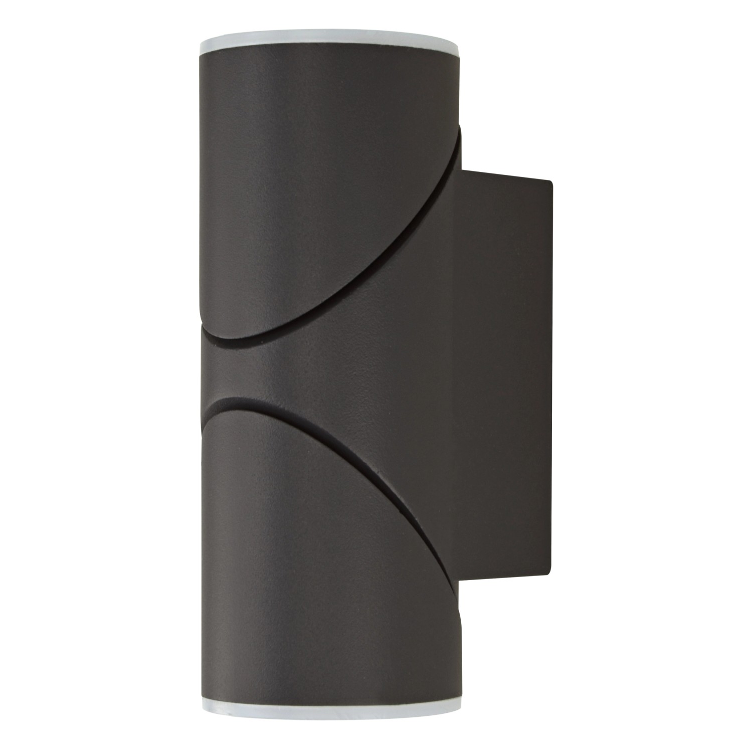 E2 Elektro Wandleuchte Felis Up-Down Anthrazit 16,5 cm x 6,5 cm x 8,3 cm