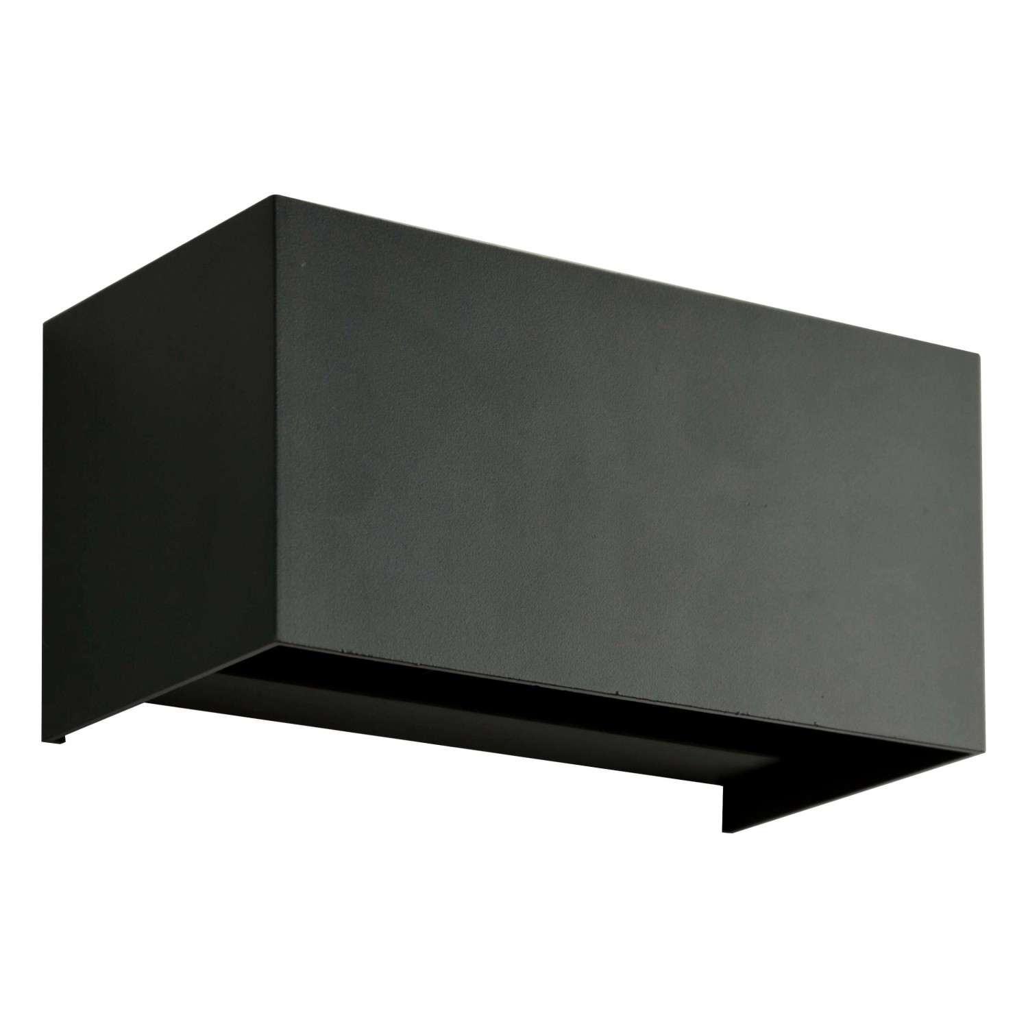 E2 Elektro Wandleuchte Quad Up-Down CCT Anthrazit 10 cm x 10 cm x 20 cm