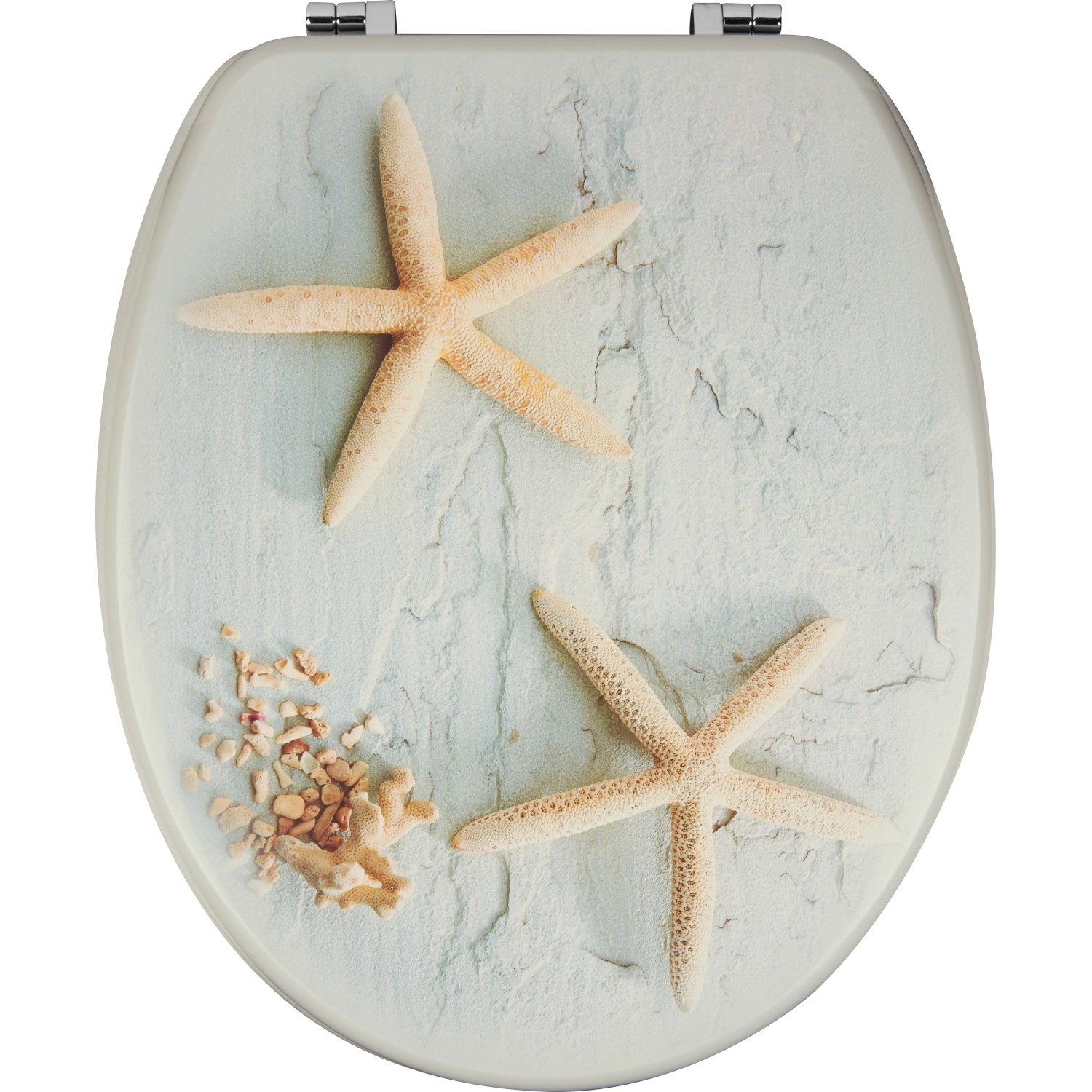 baliv WC-Sitz Carduma MDF Holzkern Seesterne