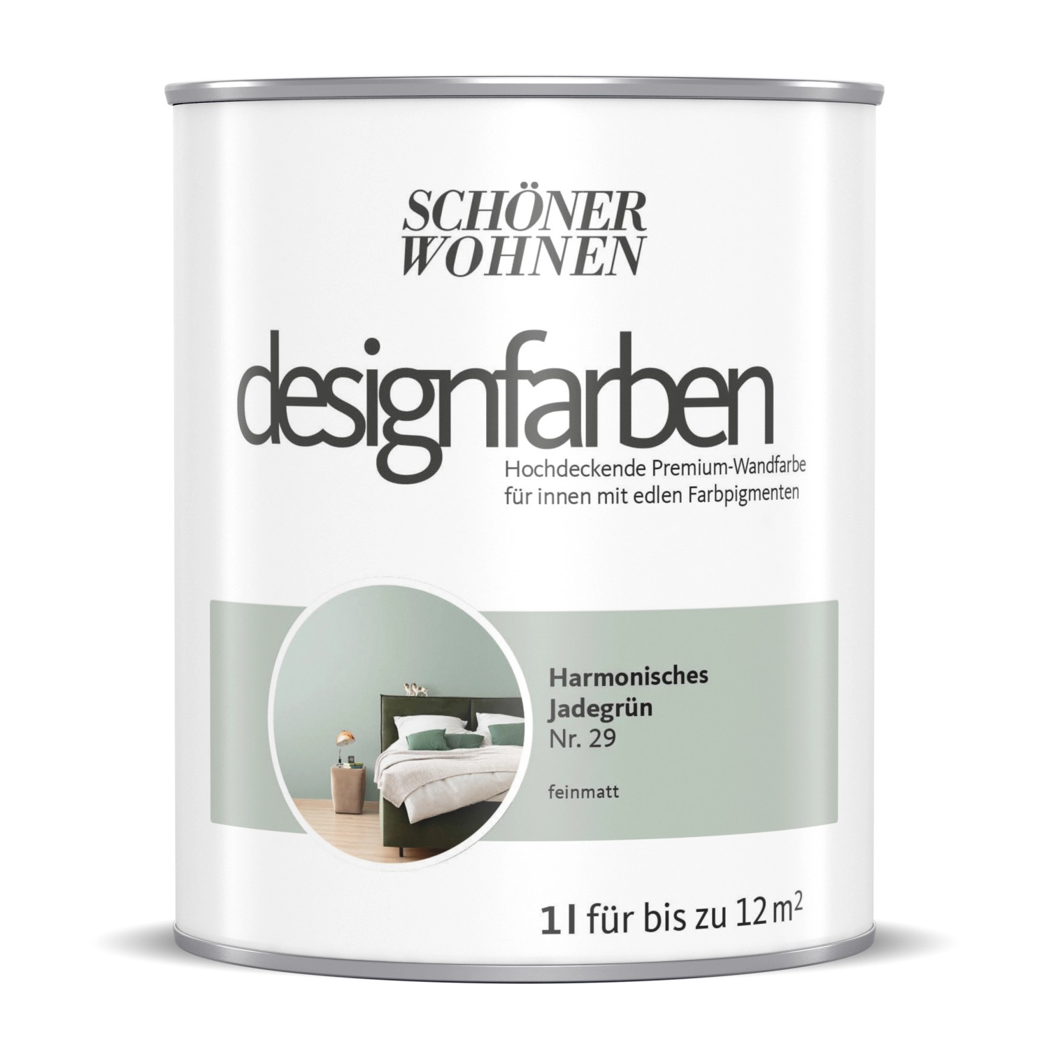 Schöner Wohnen Designfarben Harmonisches Jadegrün 1 l