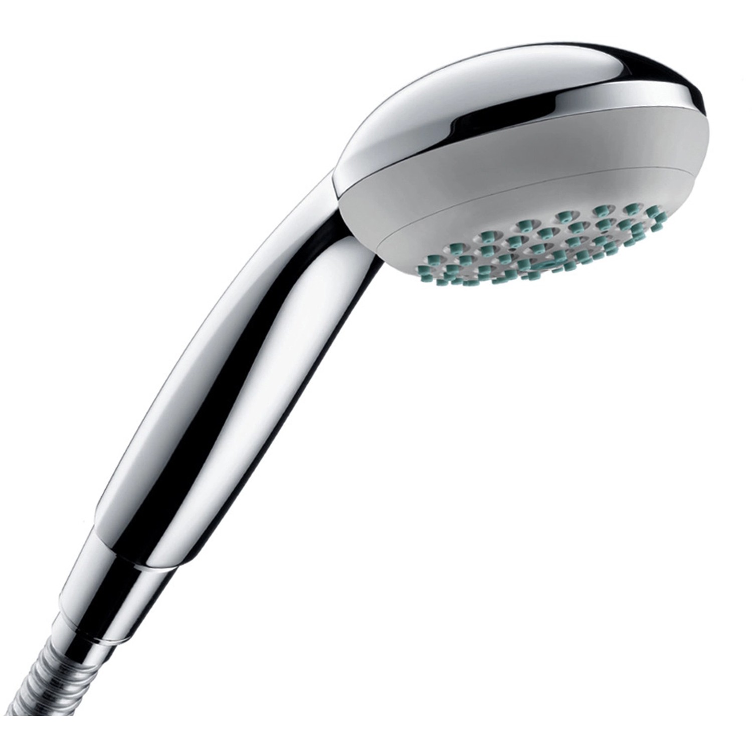 Hansgrohe Handbrause Crometta 85 Mono Green (6 l/min) mit 1 Strahlart Chrom