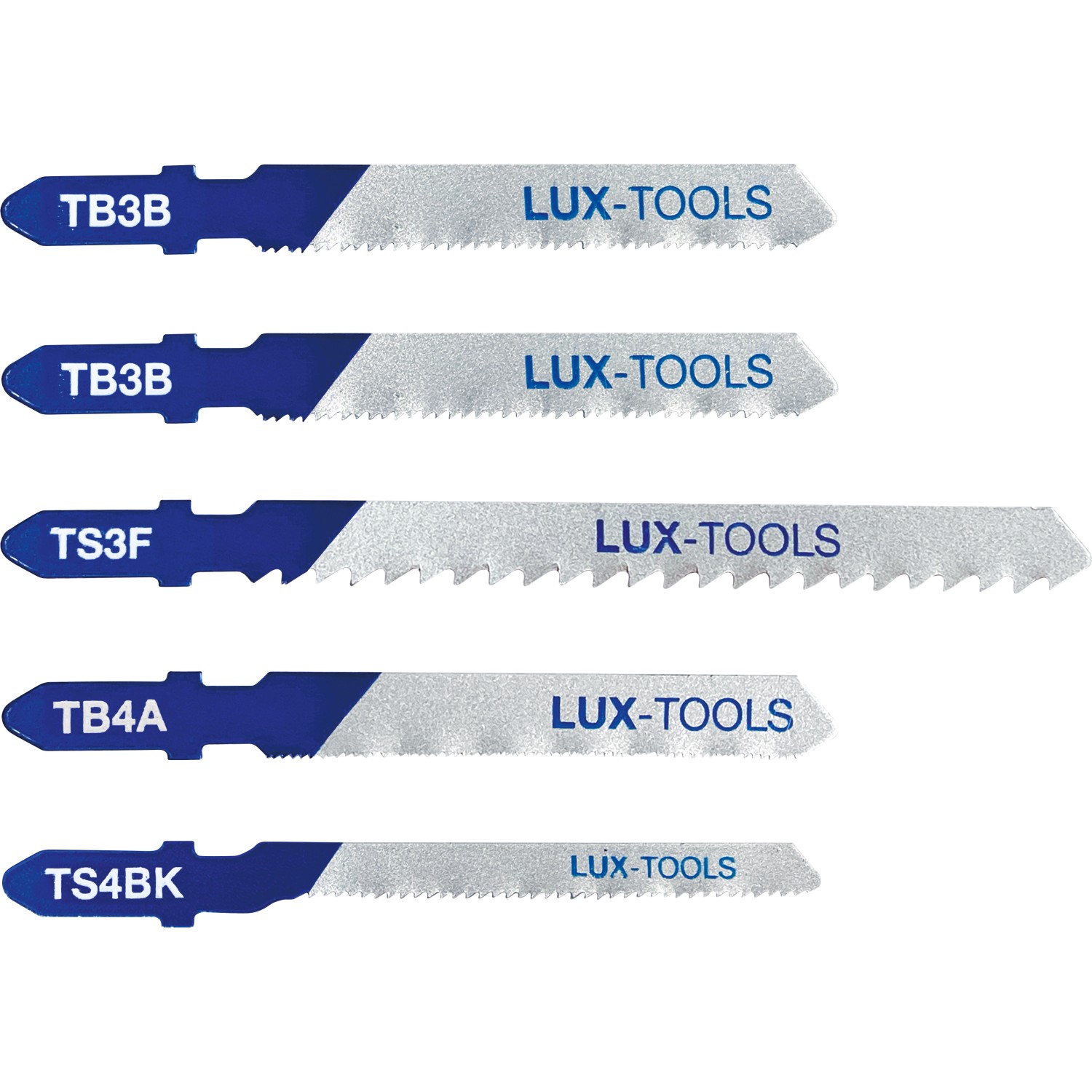 LUX Stichsäge-Blatt Set 5-tlg. Metall