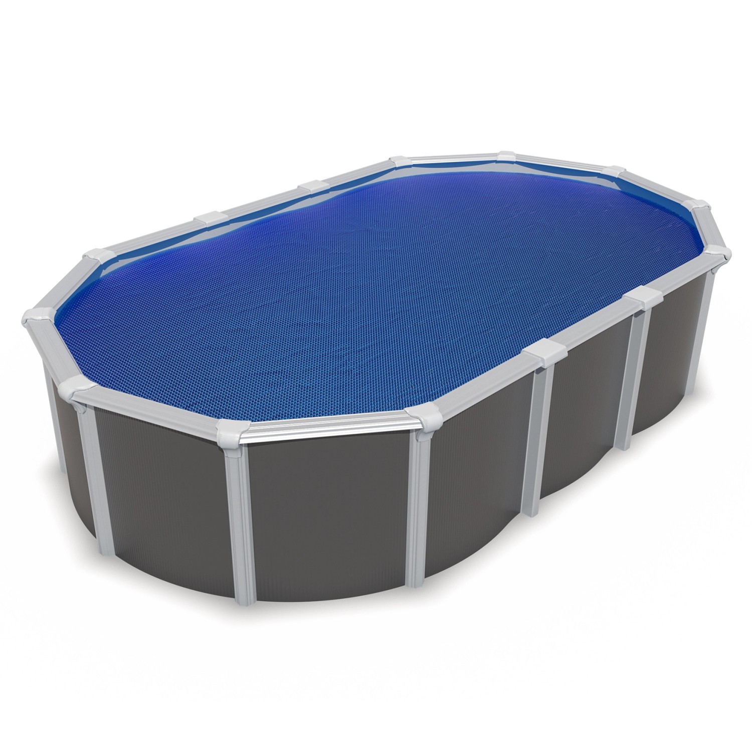 Chemoform Pool-Solarplane Robust Oval 800 cm x 400 cm Blau