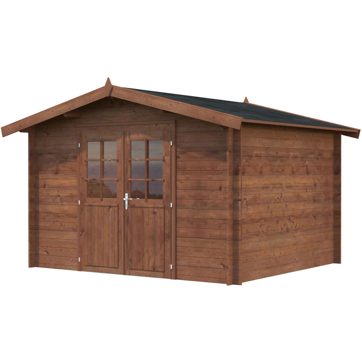 Palmako Holz-Gartenhaus - Druckimprägniert 394 cm x 276 cm FSC®