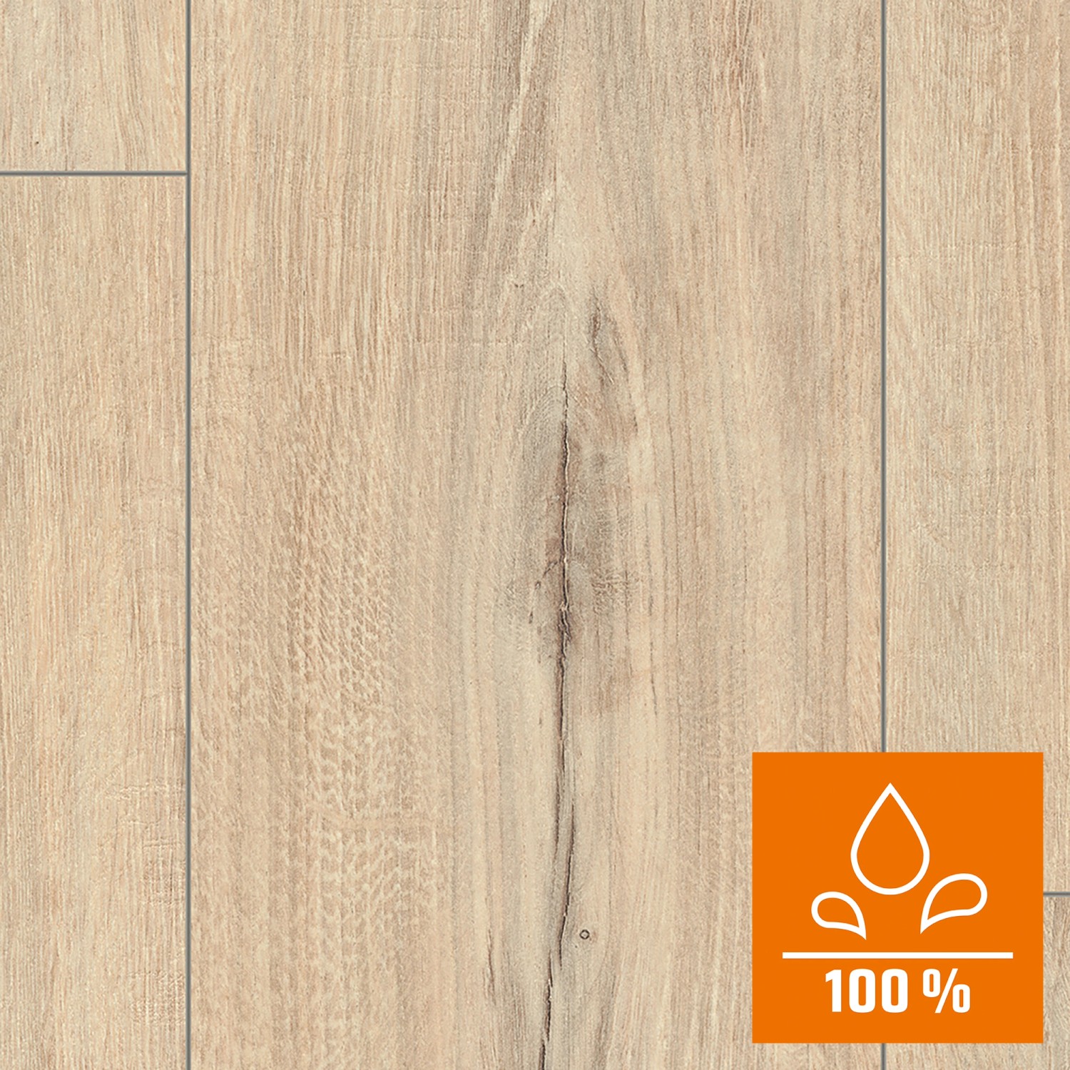 Egger Aqua+ Laminat 8 mm Wasserfest Eiche Chester Beige