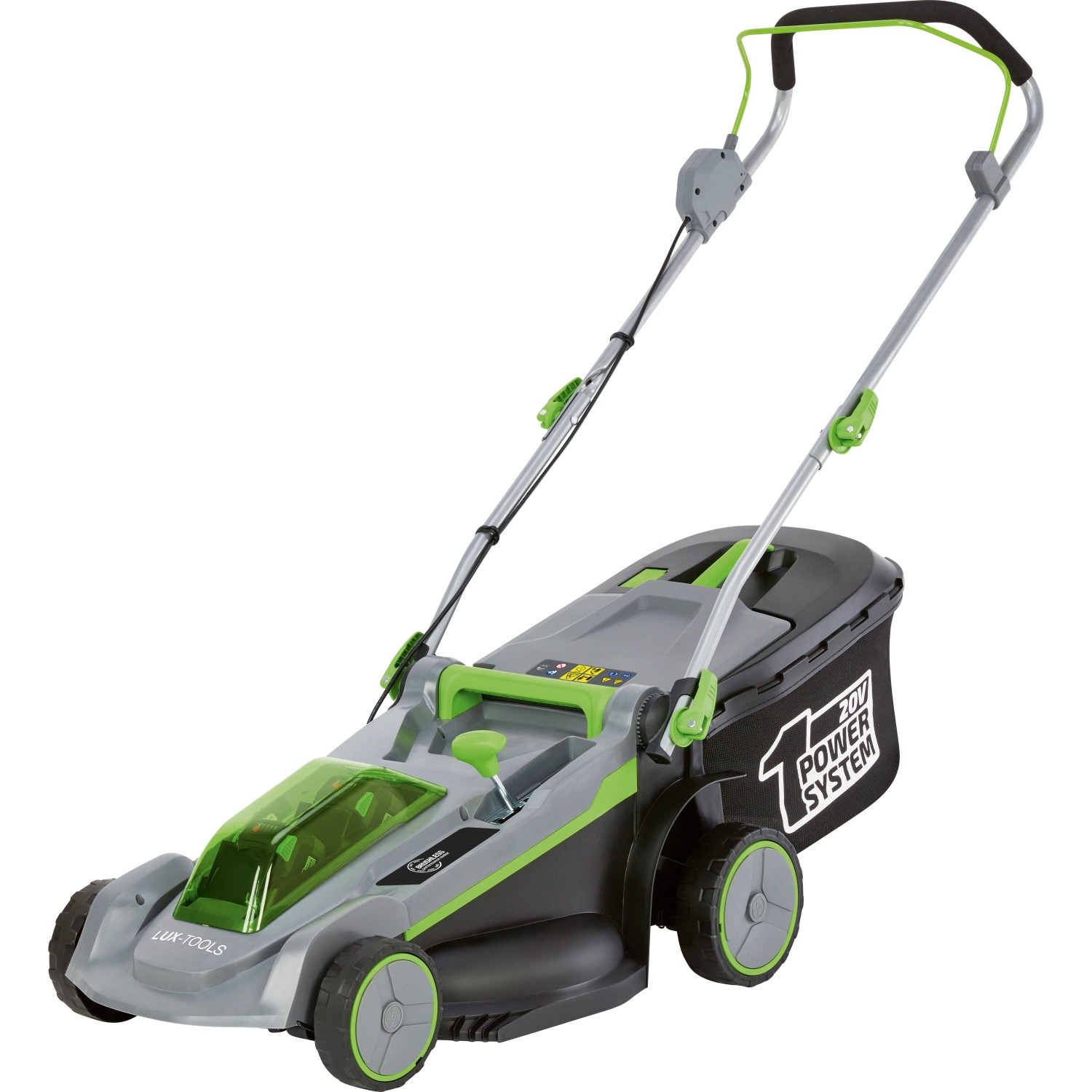 LUX-TOOLS Akku-Rasenmäher A-RM-2x20/43 Set A inkl. 2x 20 V Akku 43 cm