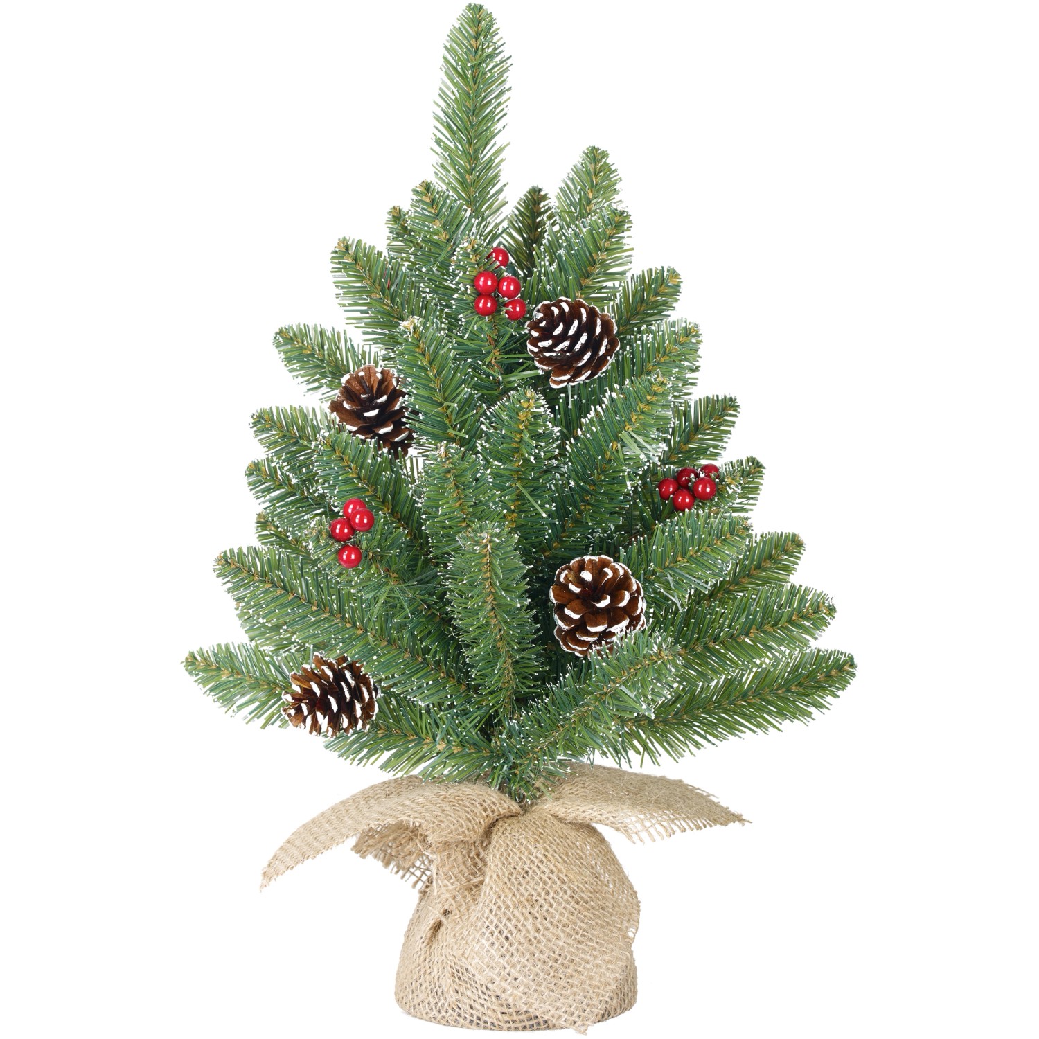 Black Box Trees Künstlicher Weihnachtsbaum Creston Jute Frosted 60 cm