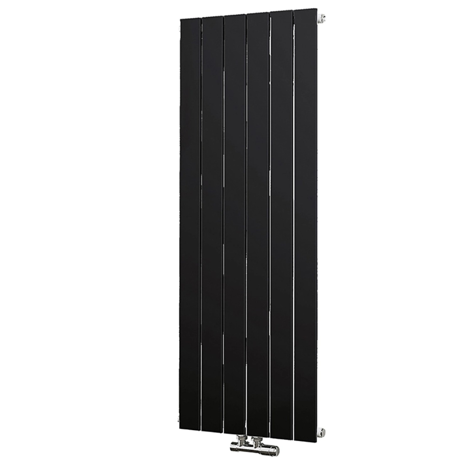 Schulte Design-Heizkörper Aachen mit Mittelanschluss 621Watt Schwarz 120 x 46,4